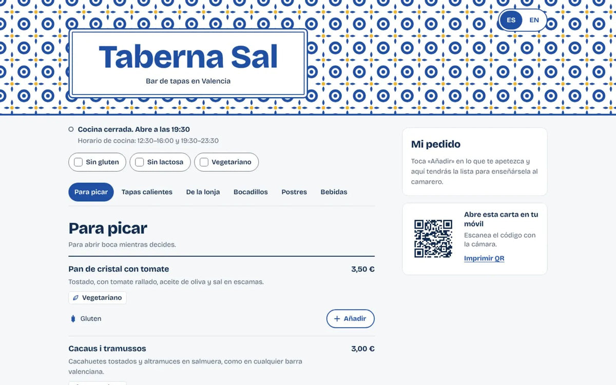 Carta QR · Skill de Claude