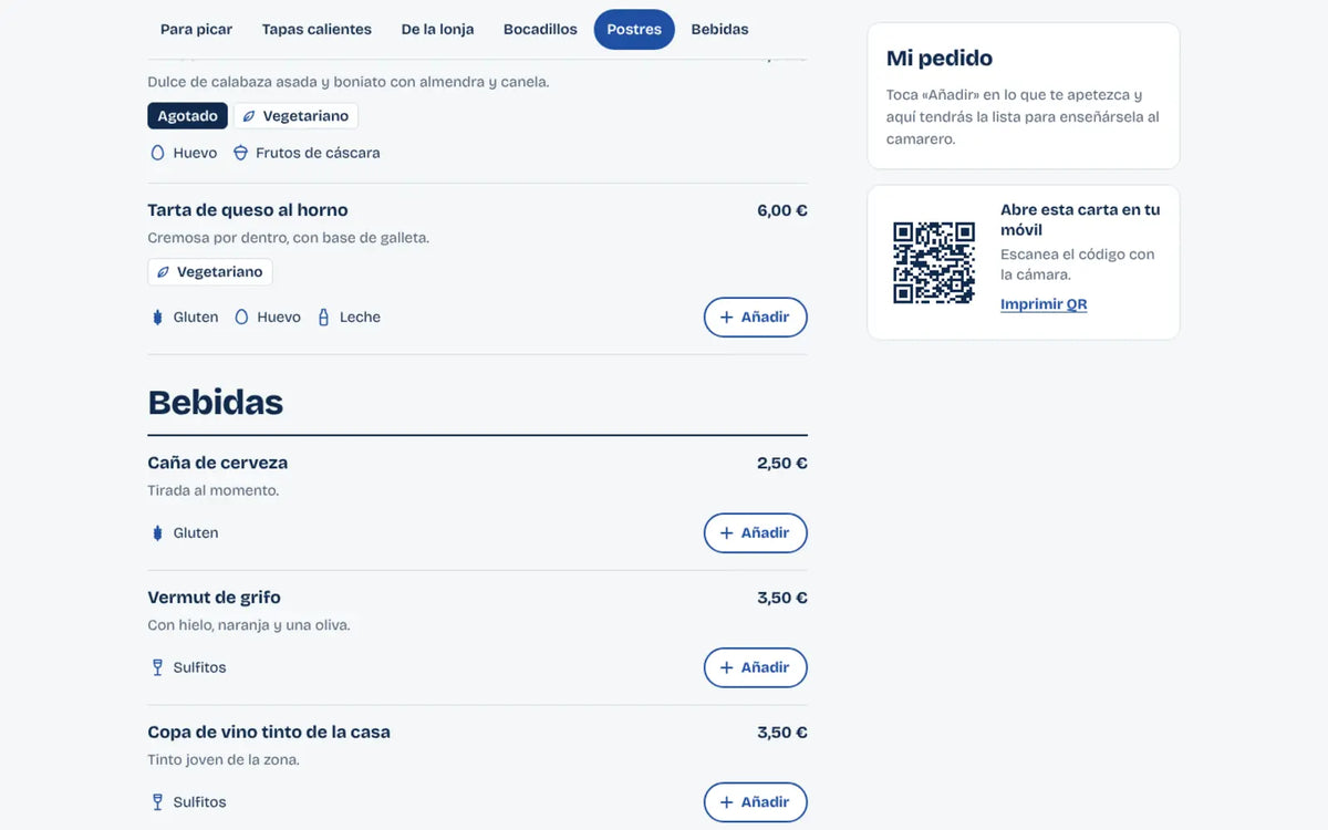 Carta QR · Skill de Claude